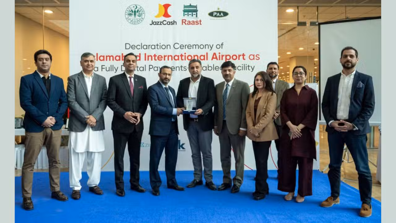 JazzCash Recognized for Leading Islamabad International Airport’s Transition to a Fully Cashless Facility