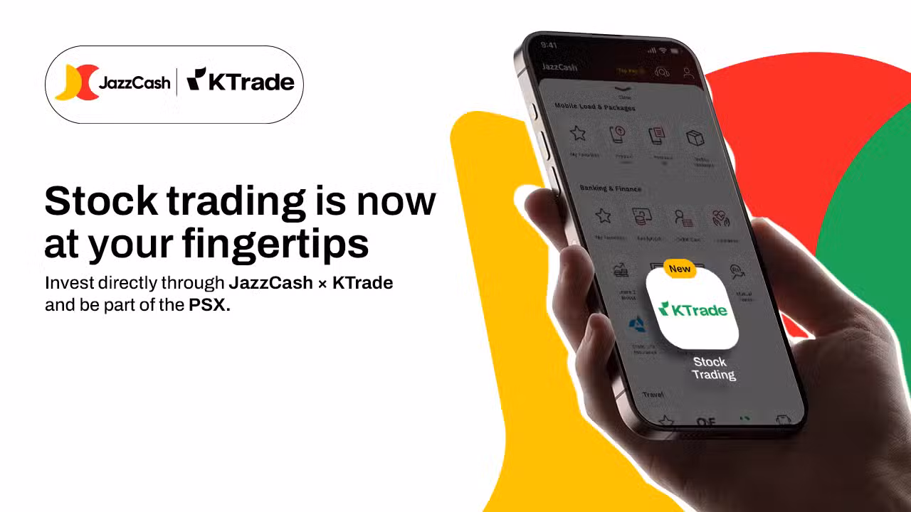 KTrade Introduces Pakistan’s Largest Embedded Trading Platform for 20M+ JazzCash Users