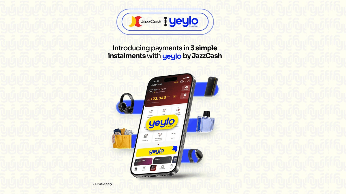 Yeylo launches within JazzCash to bring a new shopping experience powered by transparent pay-in-3 instalments